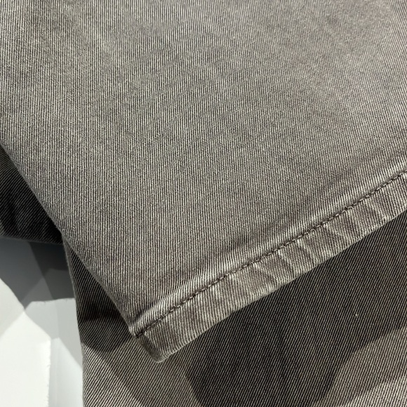 AG Adriano Goldschmied Tristan Sulfur Dark Truffle Tailored Trousers - Picture 8 of 10